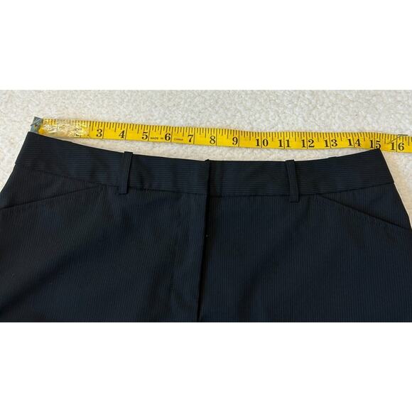 Worthington Shorts Women's Size 6 Modern Fit Black Refined Stripe NWT - Picture 3 of 8